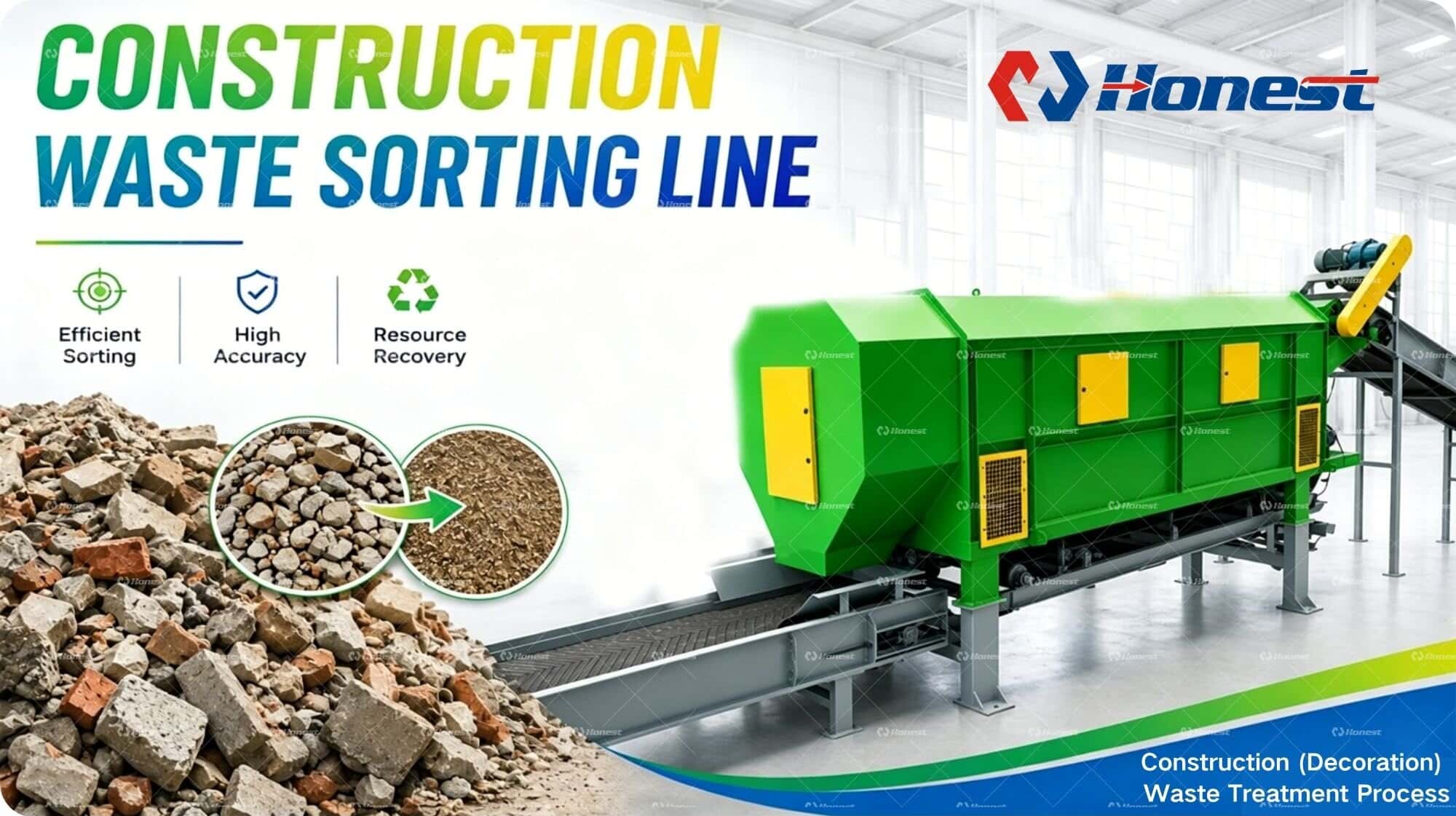 Construction Waste Sorting and Resource Recovery Process