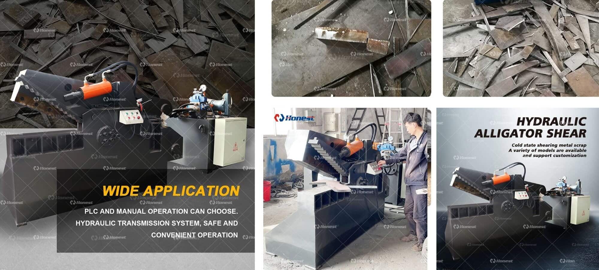 Hydraulic Scrap Metal Alligator Shears Machine