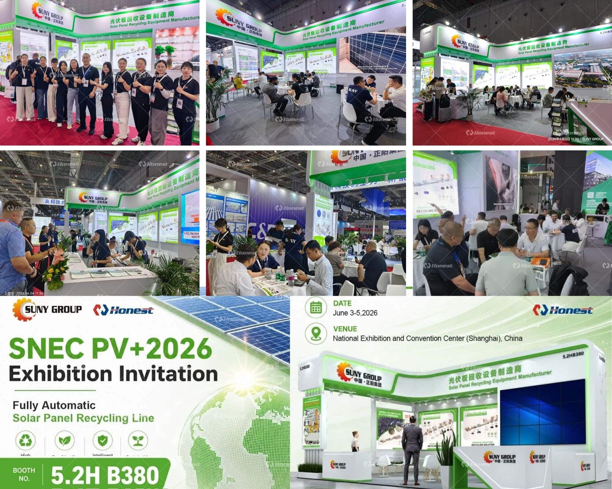 Solar Panel Recycling Solutions at SNEC PV+ 2026  Site
