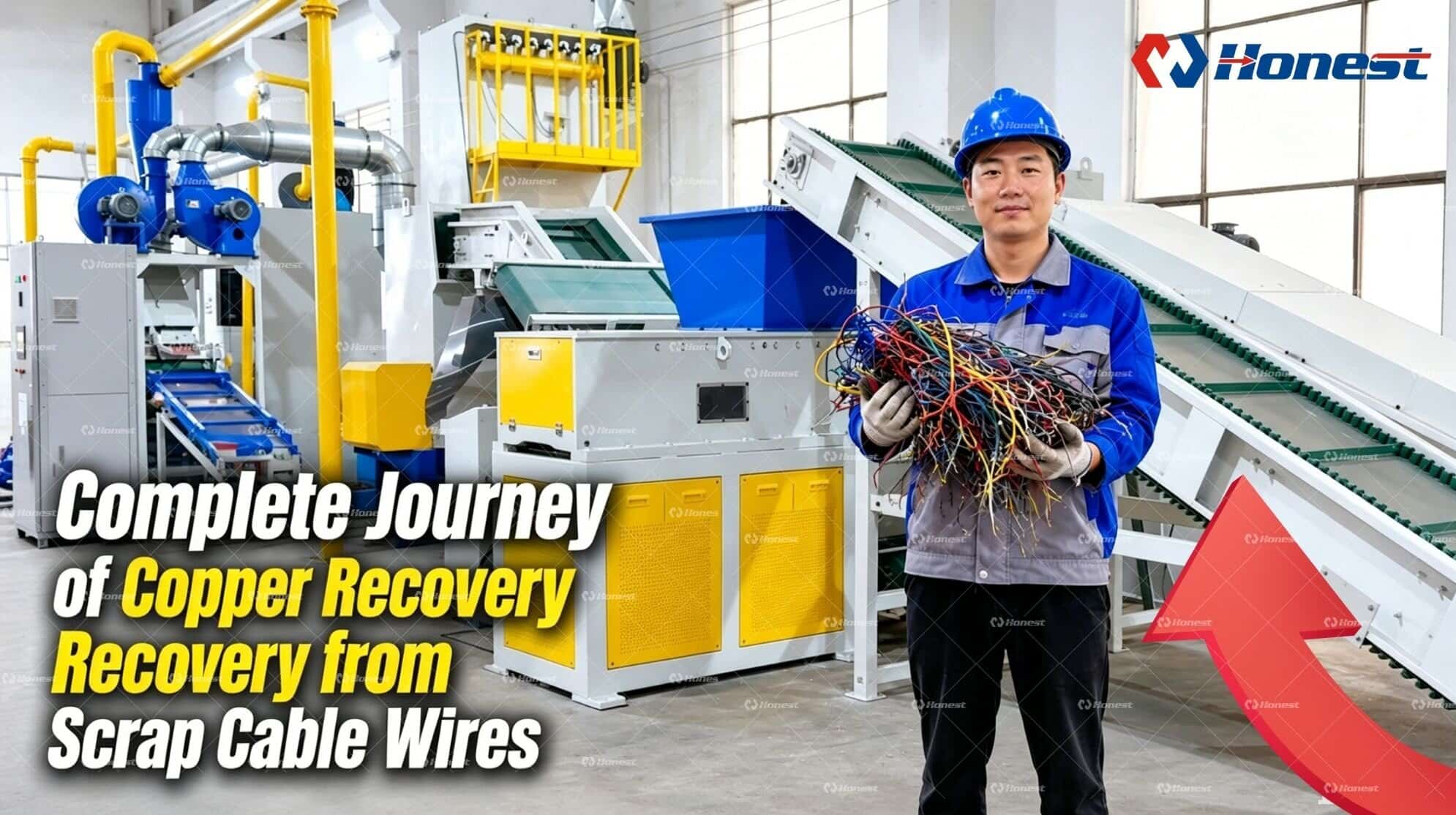 complete cable recycling line