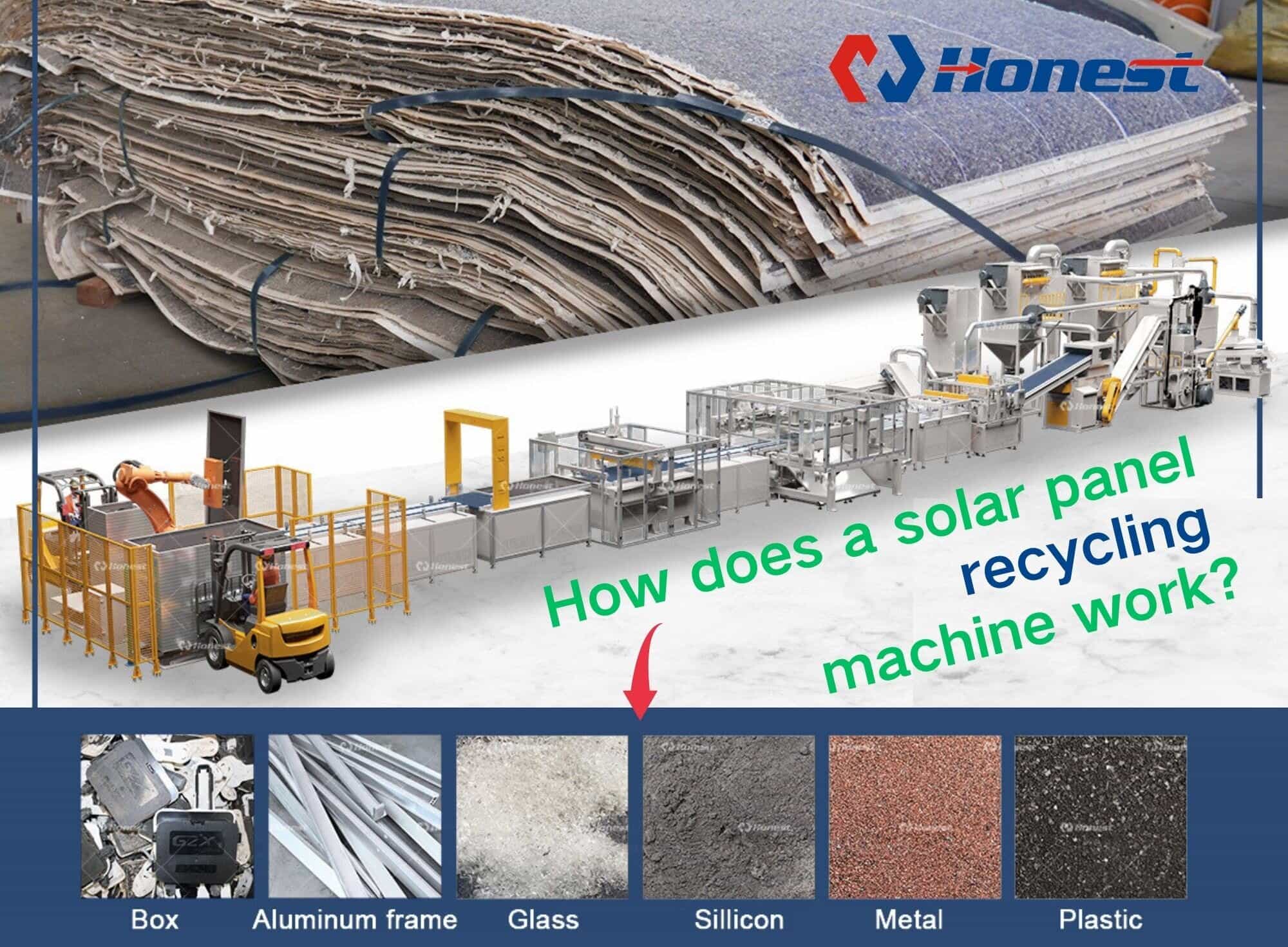 End of Life Solar Panel Recycling Equipment