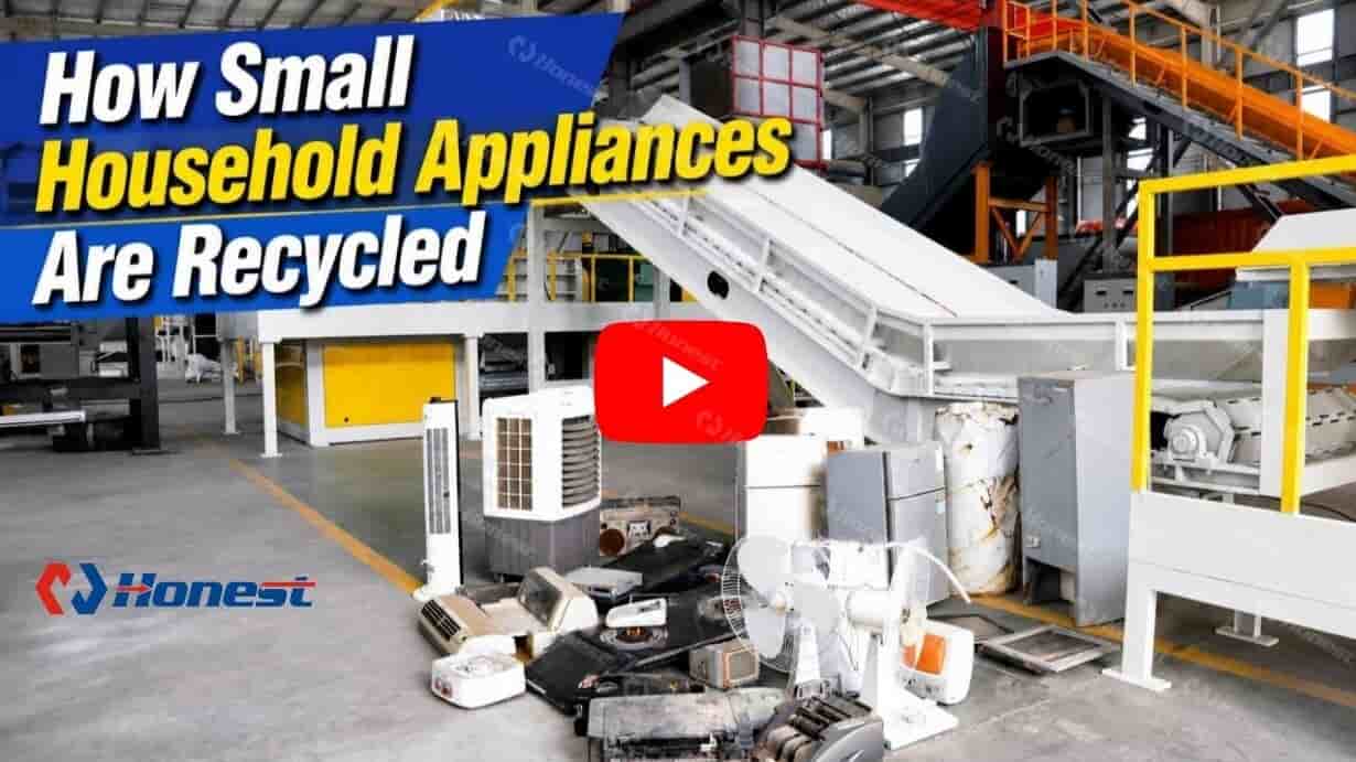 Small Household Appliance Recycling Machine Video