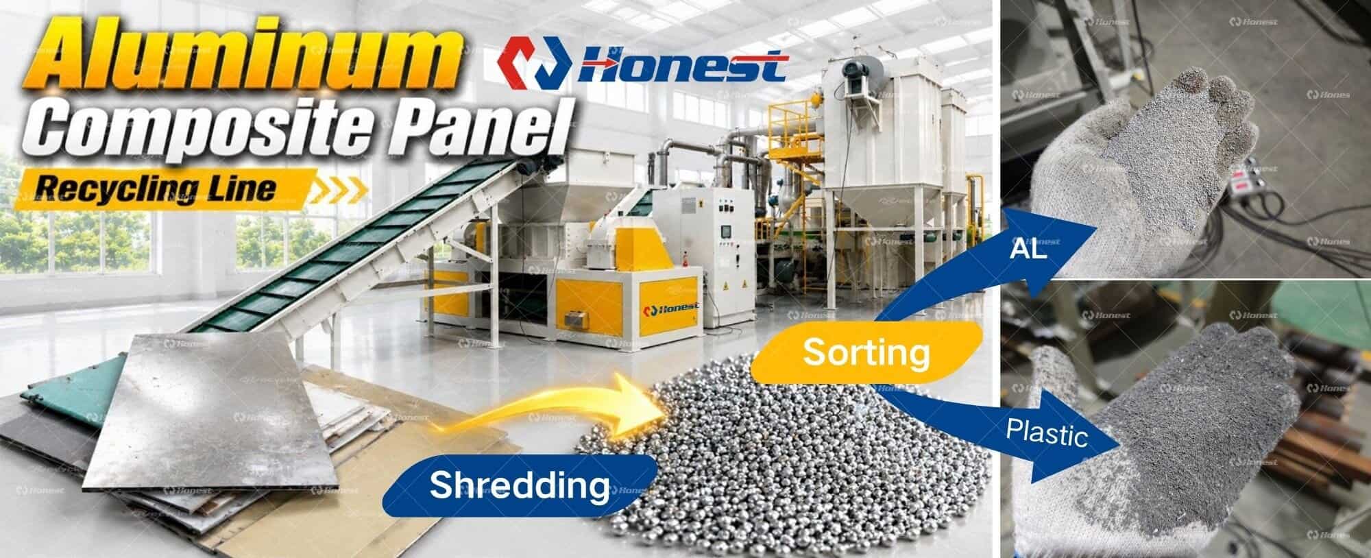 Aluminum Composite Panel Recycling Machine