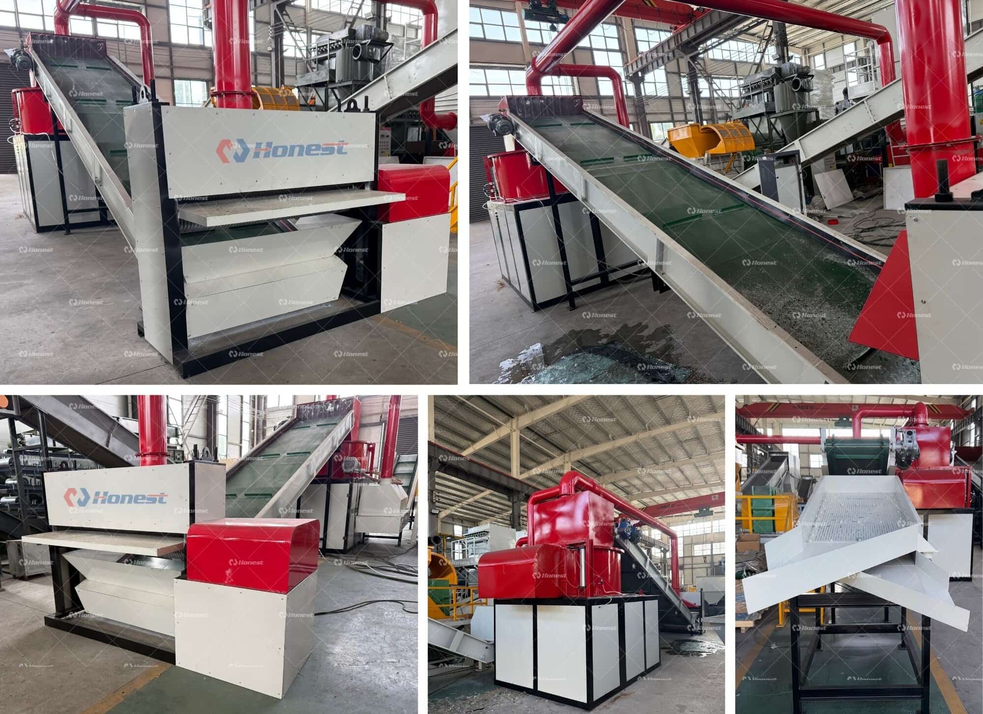 Automotive Windshield Recycling Equipment