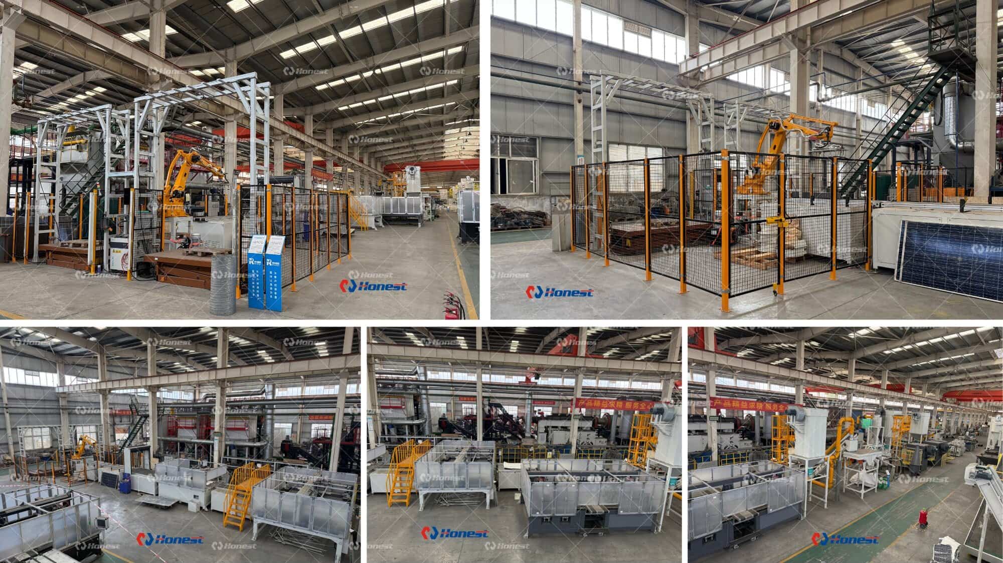 Glass-Backsheet Solar Panel Recycling Machine