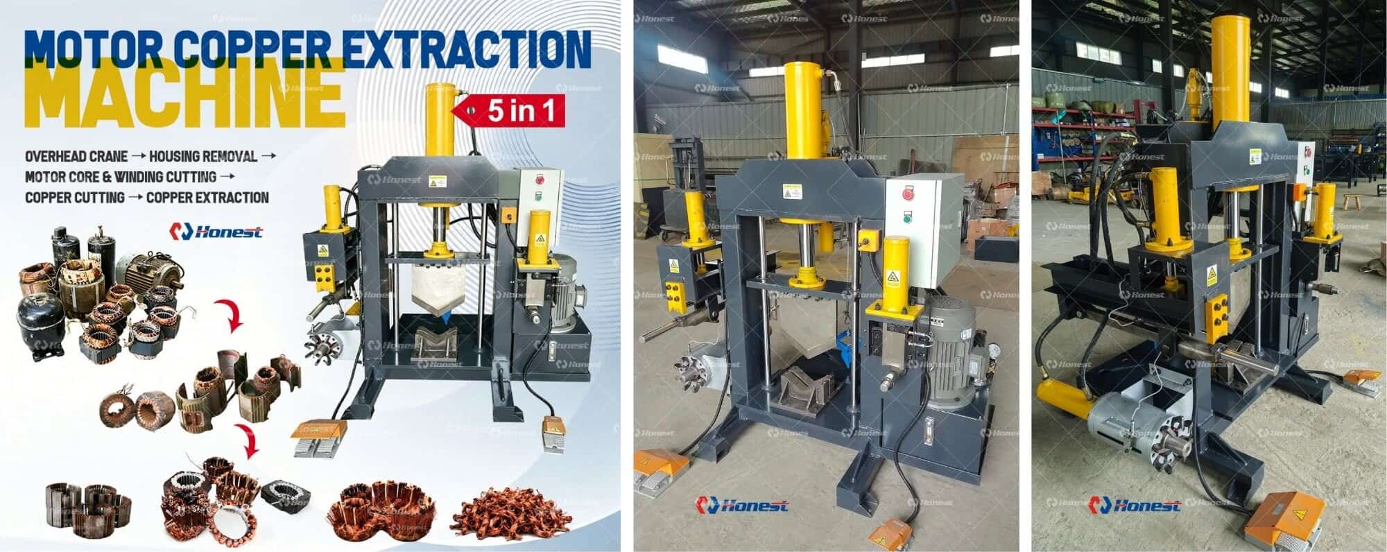 Motor Copper Extraction Machine