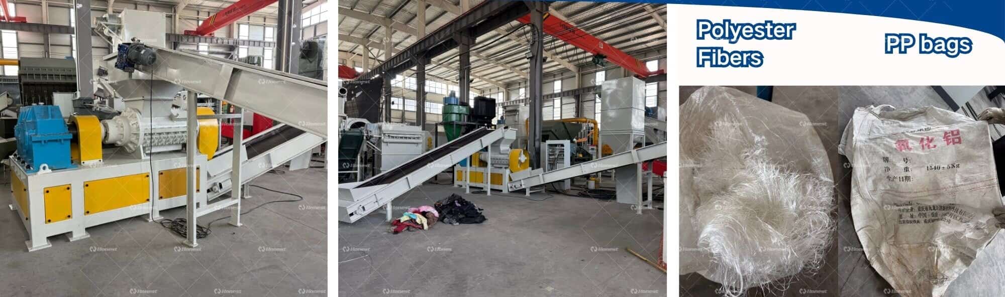 Soft and flexible waste materials Spiral Shredder