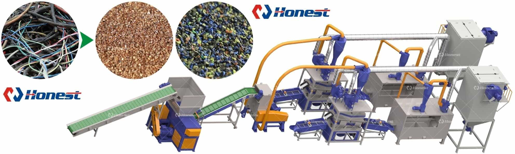 Waste Cable Wire Recycling Machine