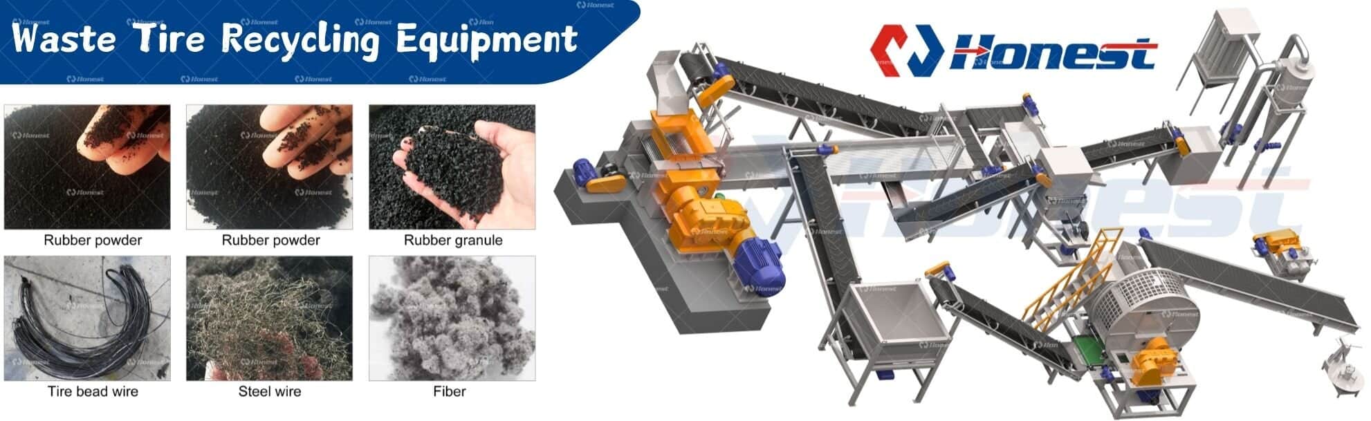 Waste Tire Recycling Equipment