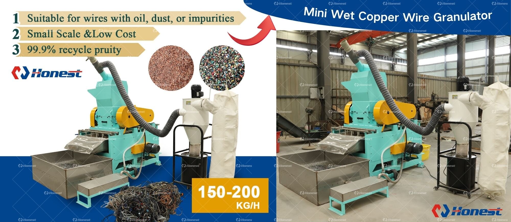 Wet Copper Wire Granulator