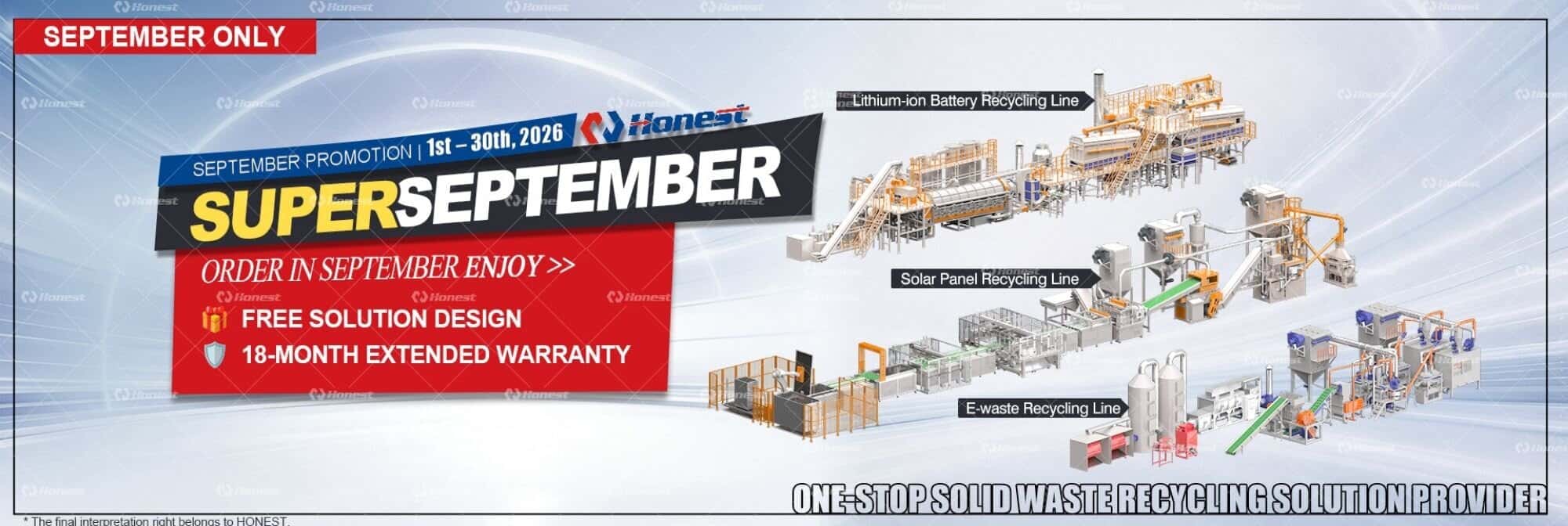 Recycling Equipment Deals for September 2026