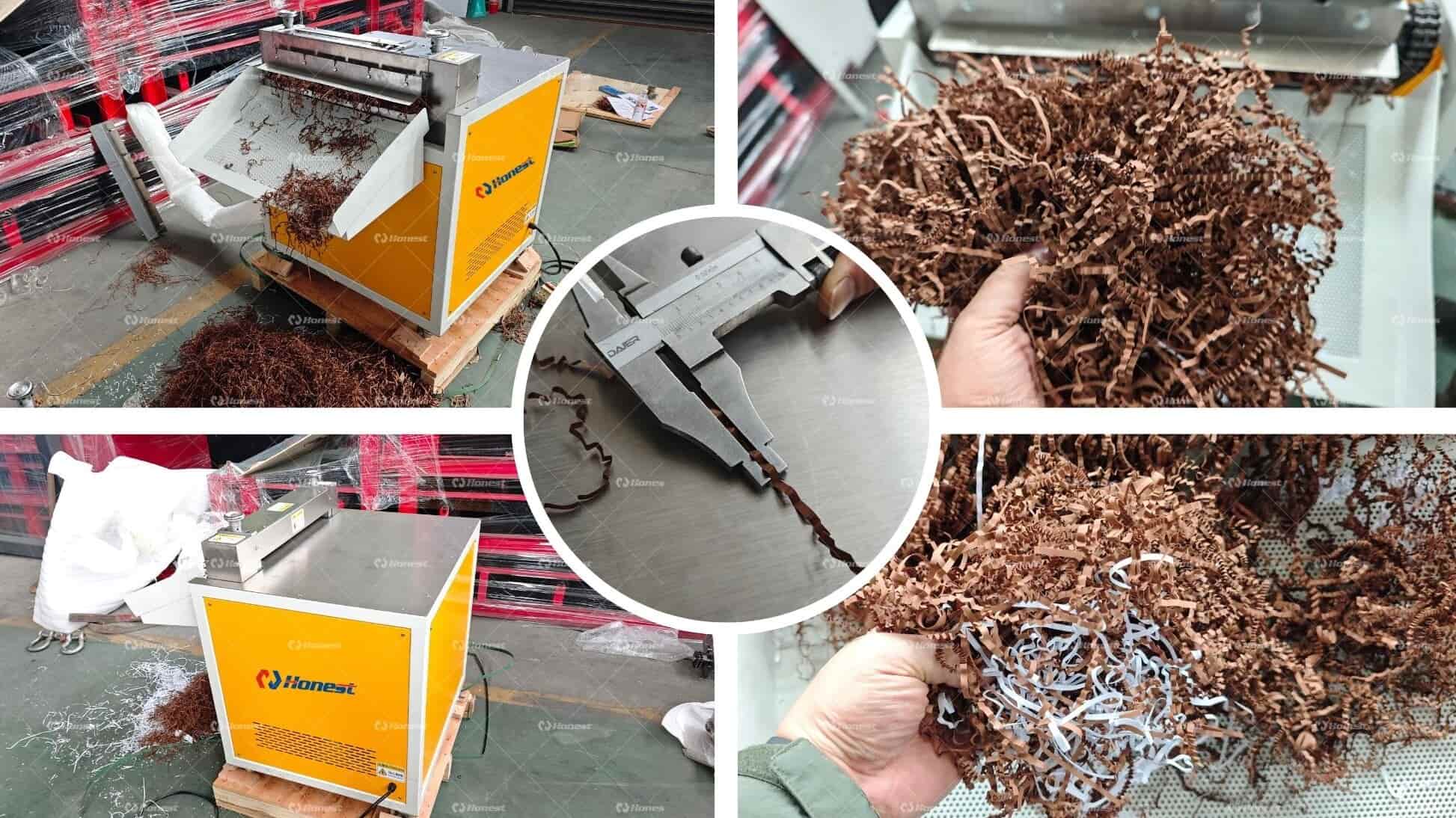 raffia making machine or crinkle paper shredder